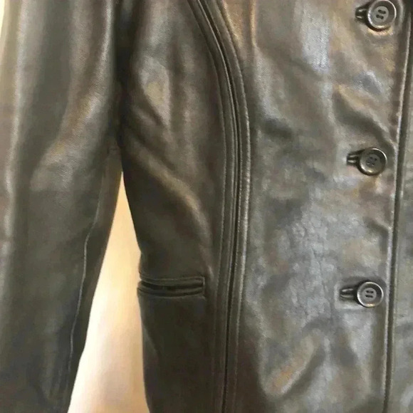 Jones New York leather jacket - Picture 3 of 12